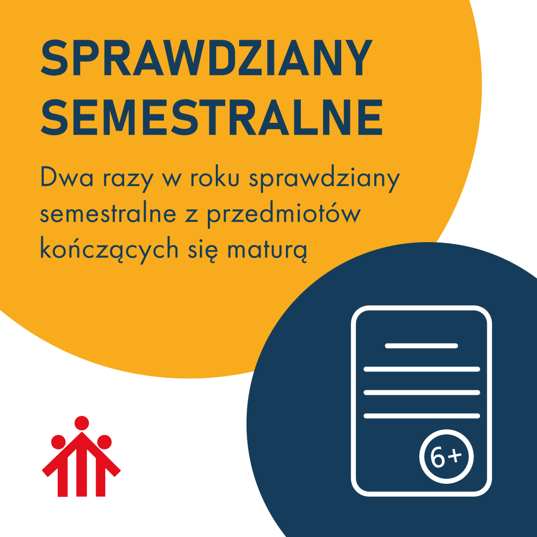 Sprawdziany semestralne - infografika