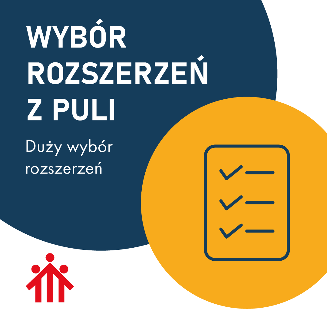 Wybory rozszerzeń oraz zasady zakwalifikowania się na rozszerzenie - infografika