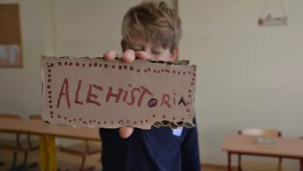 Napis przygotowany przez jednego z uczniów, uczestniczących w kole "Ale historia..."