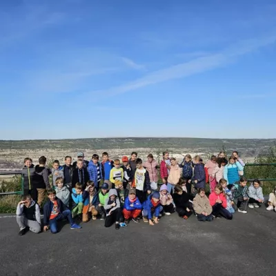 Uczniowie klasy 3C i 3D podczas wycieczki