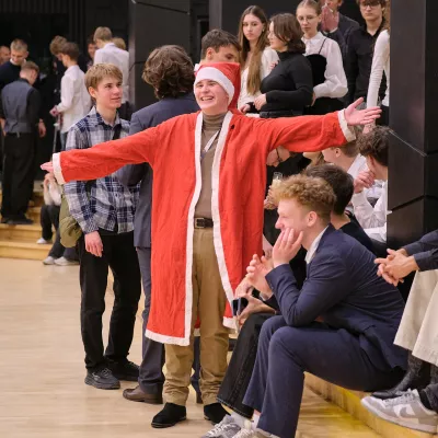 Spotkanie opłatkowe dla SLO w Auli. (fot. Amelia Szymańska)