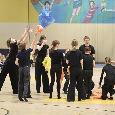 Etiuda  w wykonaniu teatru Beznazwy. (fot. Antoni Szumielewicz)