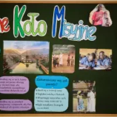Szkolne Koło Misyjne - tablica