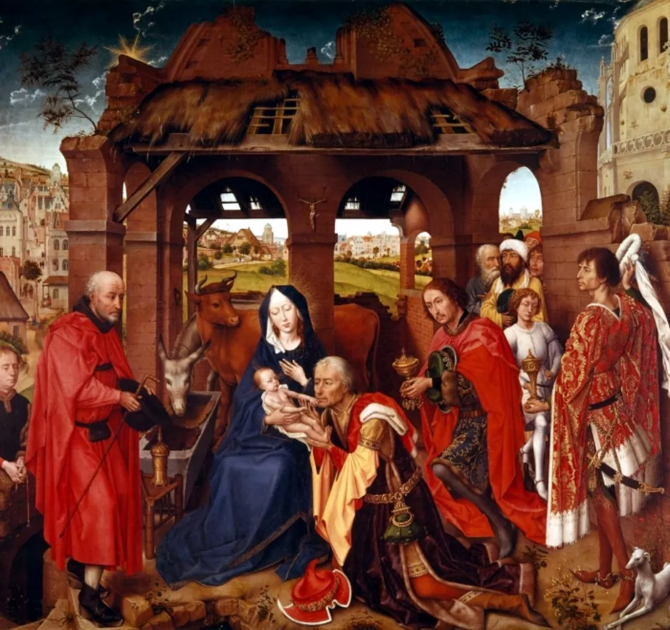 Rogier van der Weyden "Pokłon Trzech Króli"