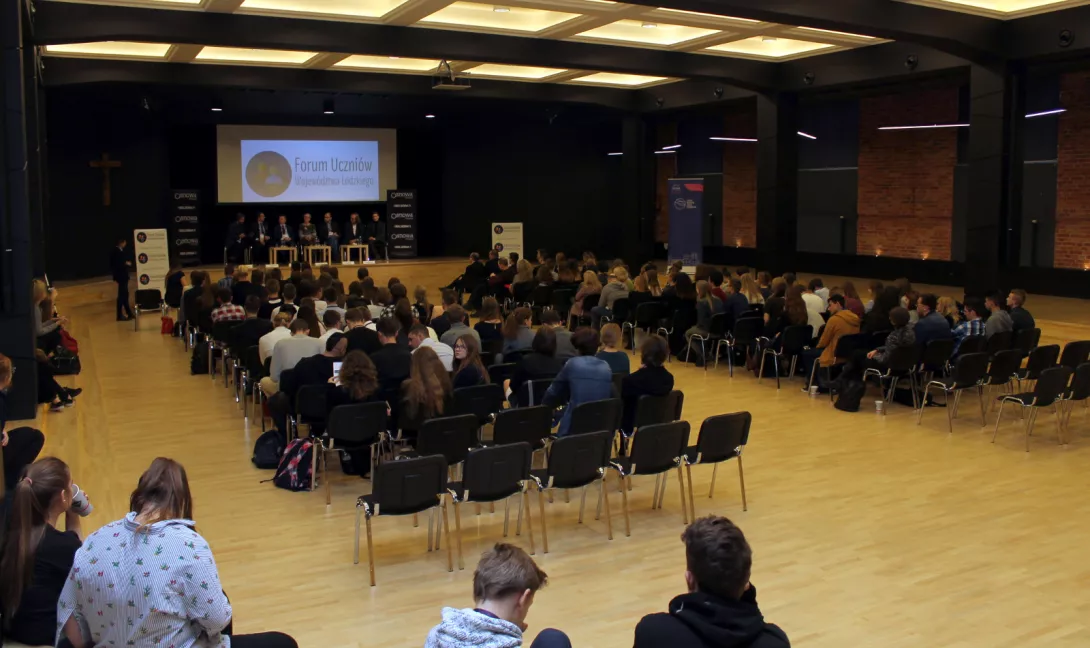1. Forum Uczniów Województwa Łódzkiego (fot. Mateusz Ociński)