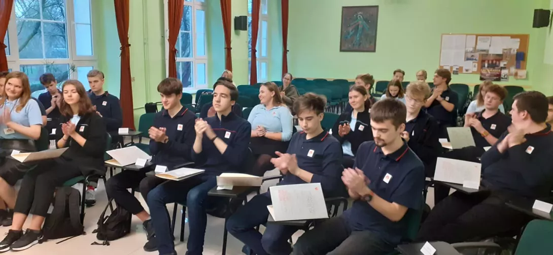 Pierwsze obrady II kadencji Salezjańskiego Sejmu Szkolnego (SSS) 2019/2020.