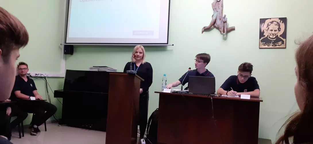 Pierwsze obrady II kadencji Salezjańskiego Sejmu Szkolnego (SSS) 2019/2020.