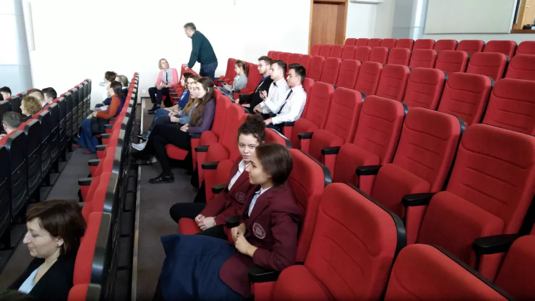 Podczas gali finałowej.