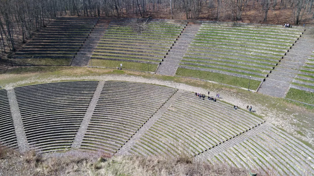 Amfiteatr na Górze św. Anny.