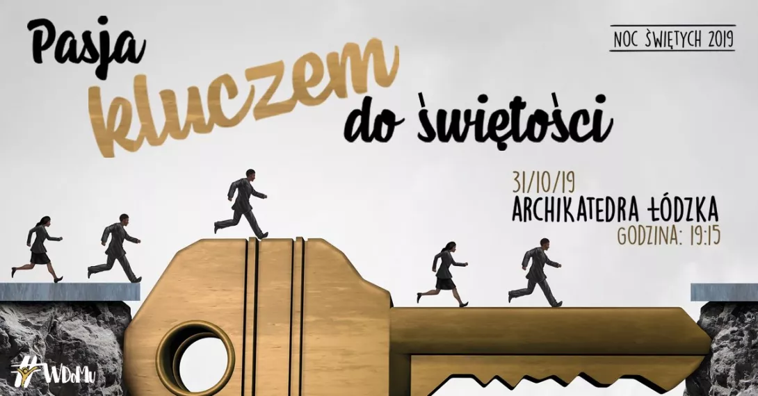 Noc Świętych 2019 - plakat (fot. www.archidiecezja.lodz.pl).