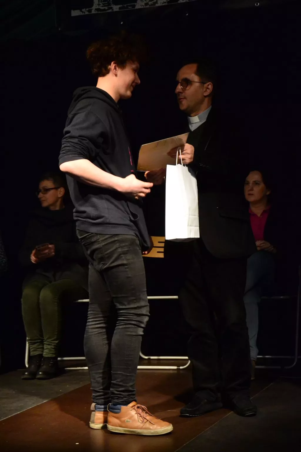 wyróżniony za rolę męża Michał Pawelczyk