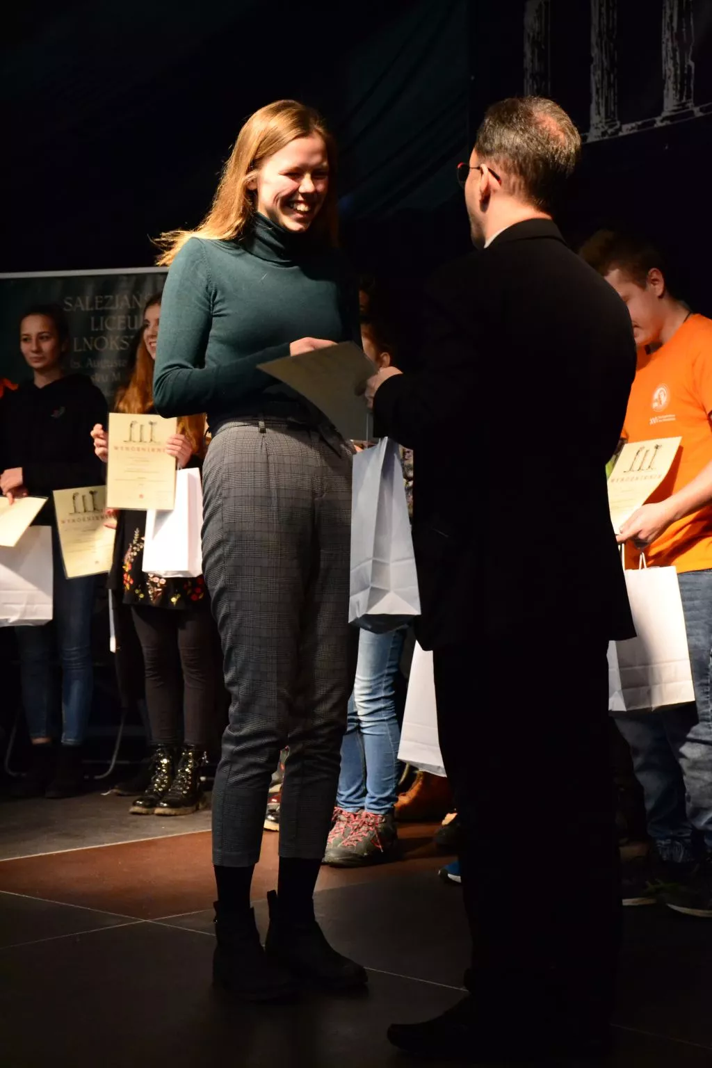 wyróżniona za rolę diabła Julia Lesiowska