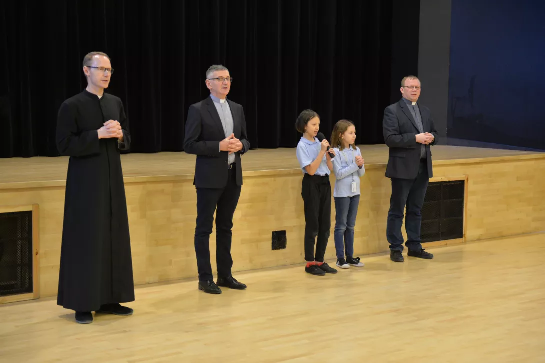 Ks. Inspektor Tadeusz Jarecki na Słówku SSP 10.01.2020 (fot. Piotr Drzewiecki).