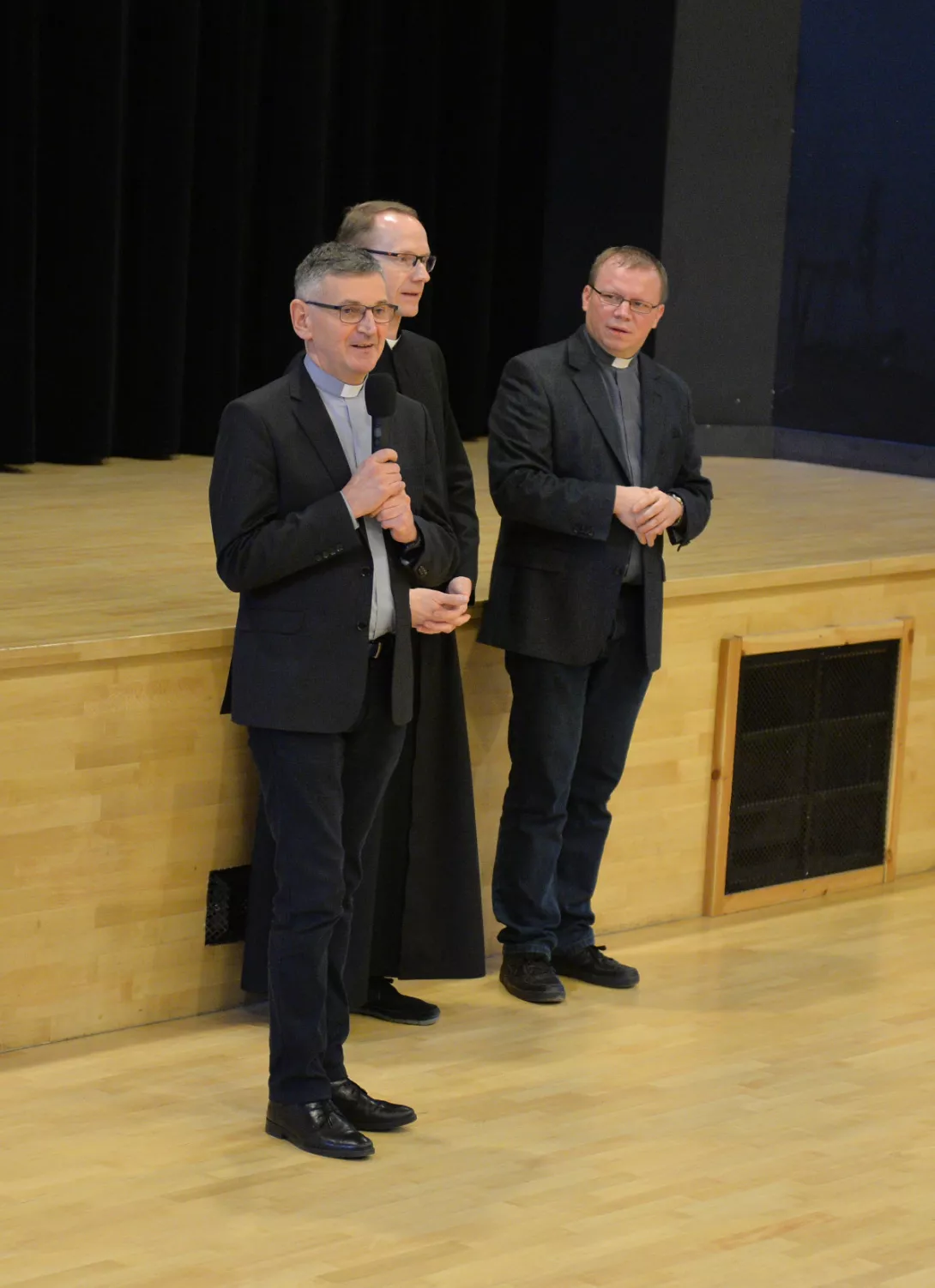 Ks. Inspektor Tadeusz Jarecki na Słówku SSP 10.01.2020 (fot. Piotr Drzewiecki).