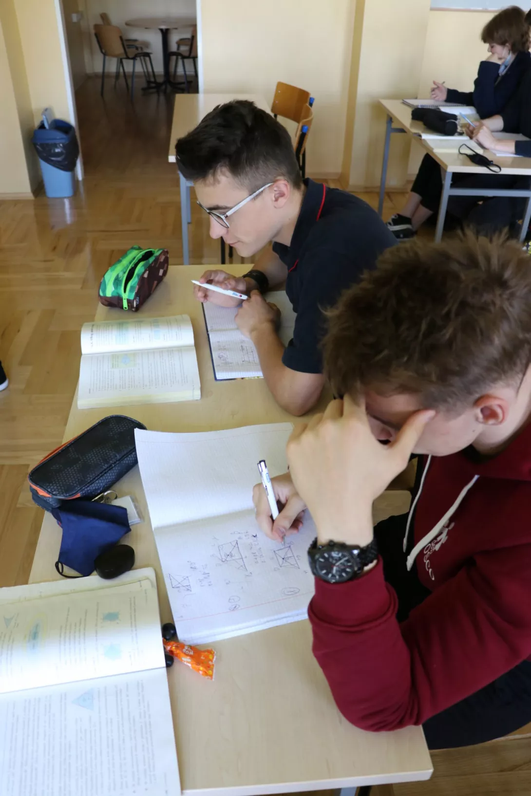 Powrót do szkoły - lekcja matematyki.