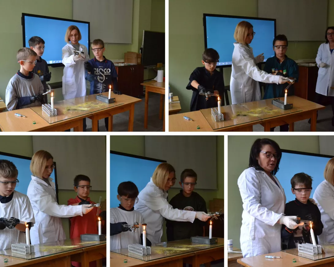 Lekcja chemii w 3b