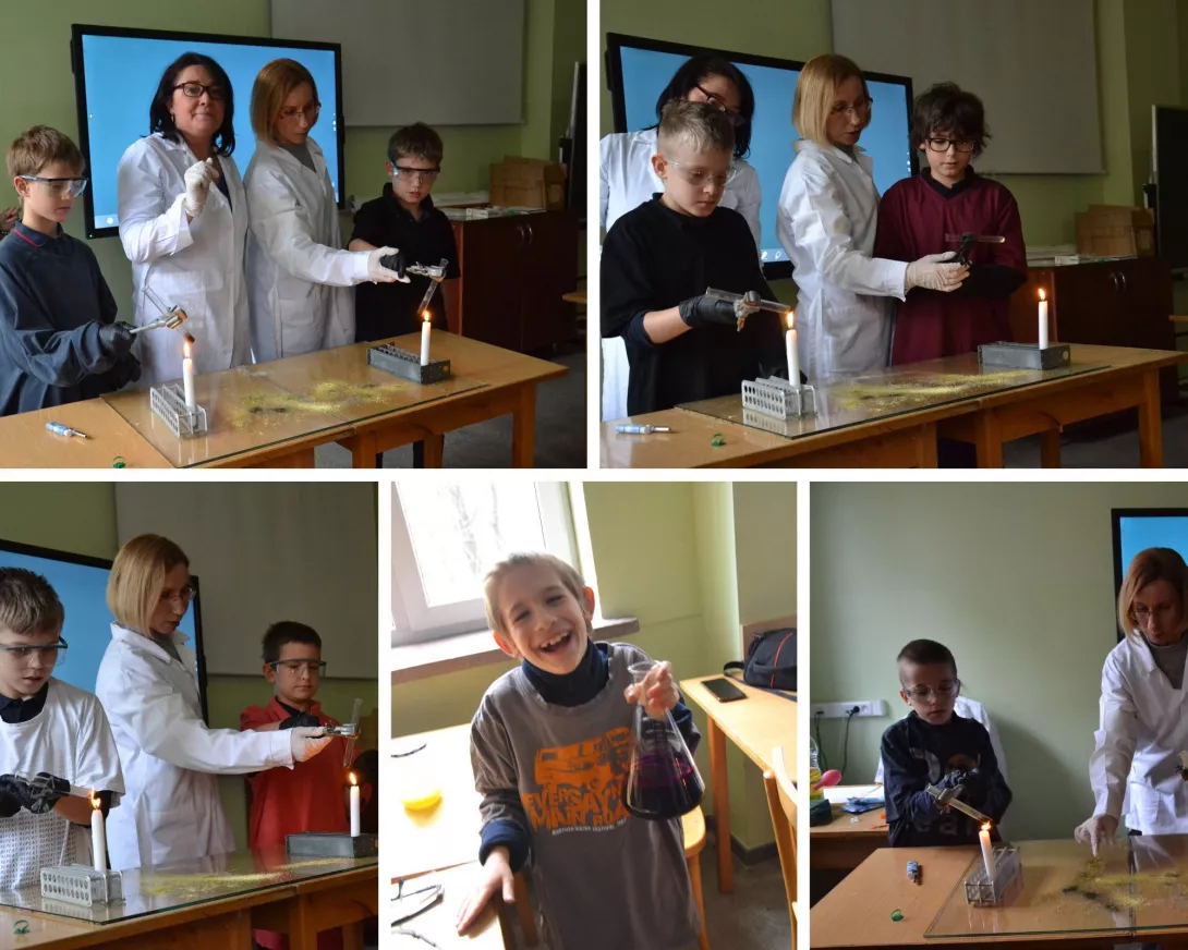 Lekcja chemii w 3b