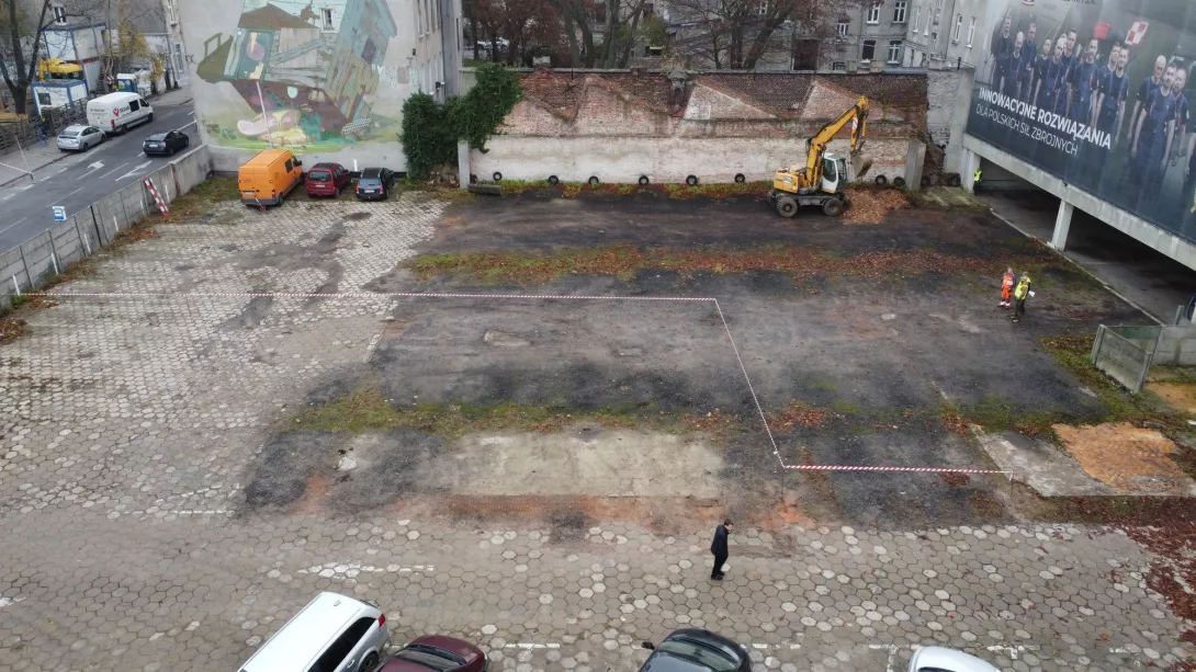 Plac przyszłego budynku
