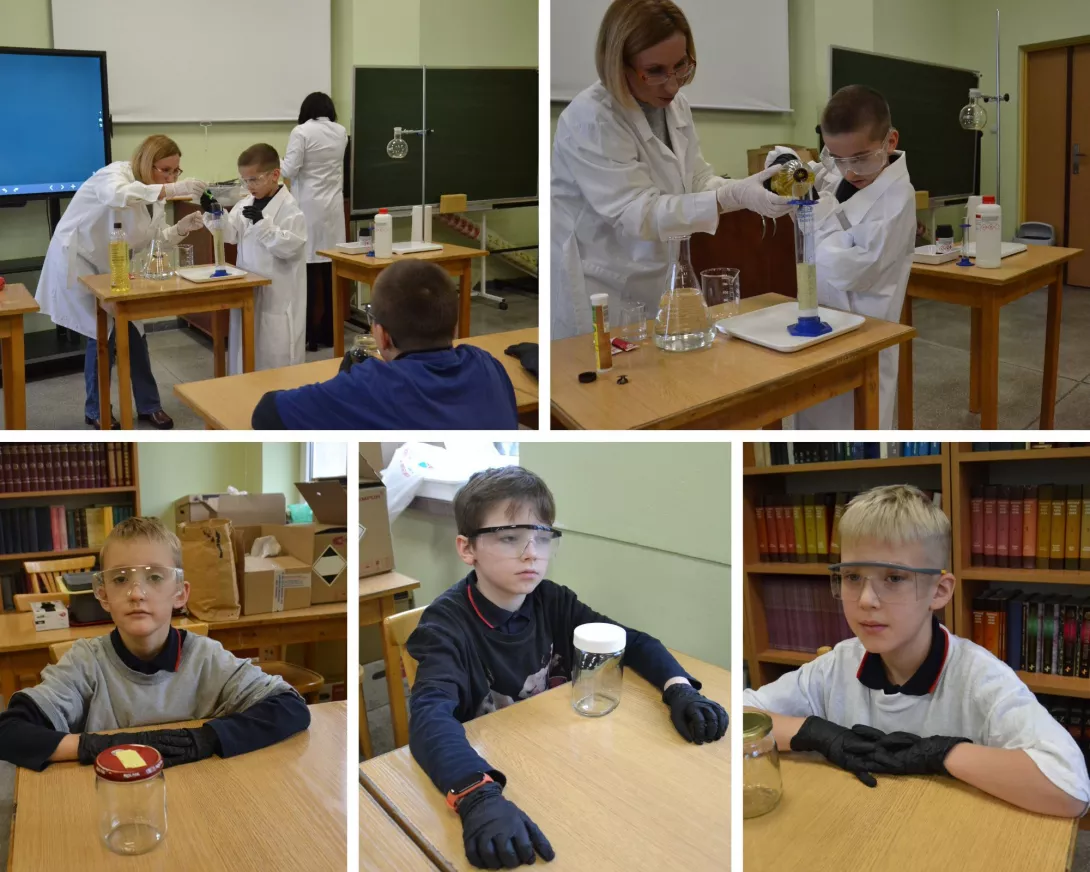 Lekcja chemii w 3b