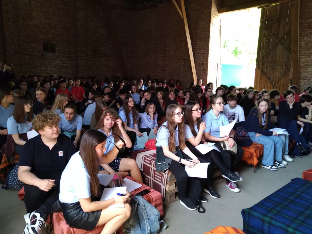 Pielgrzymka klas ósmych do Czerwińska