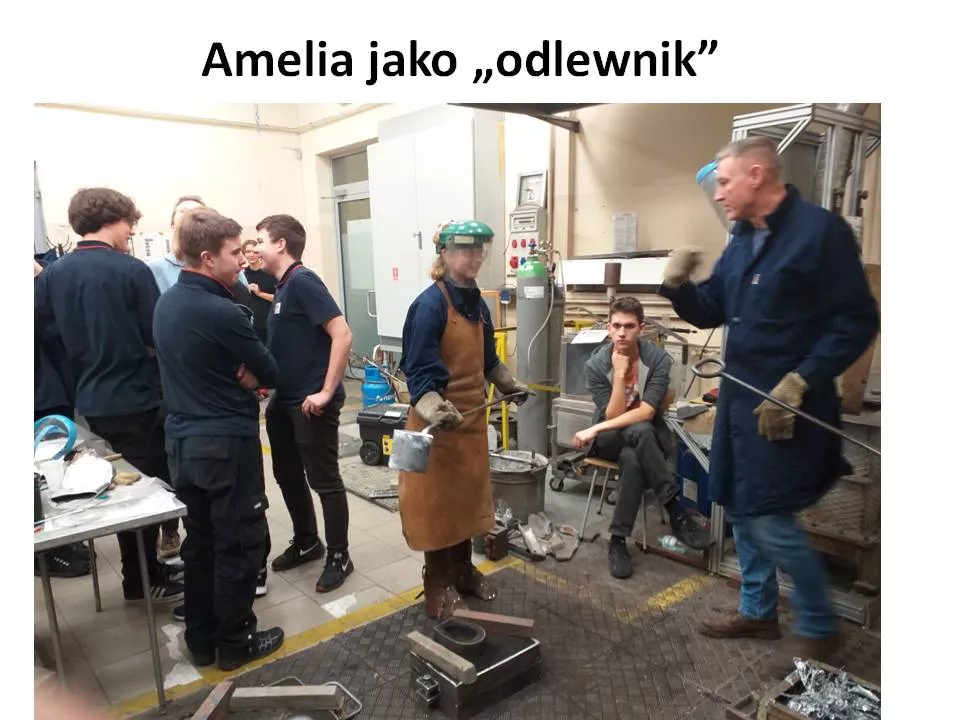 Amelia jako "odlewnik"