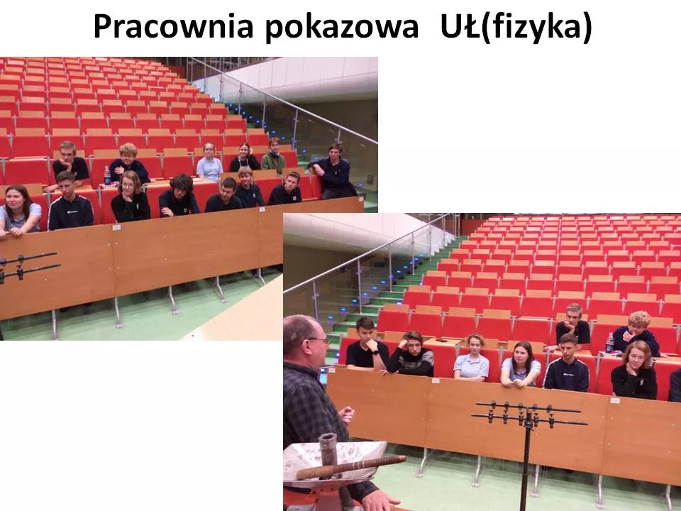 w pracowni pokazowej UŁ