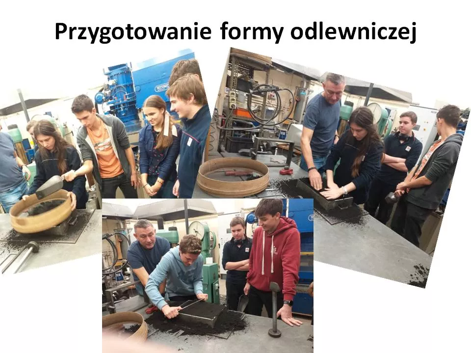 przygotowanie formy odlewniczej