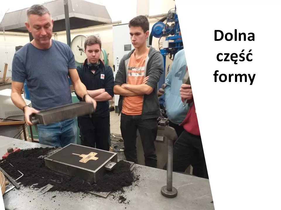 dolna częsć formy