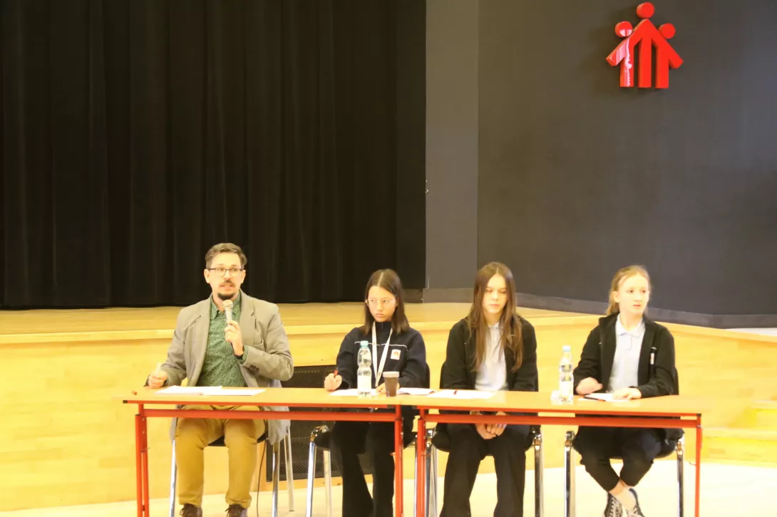 Debata szkolna w ramach konkursu Złote Szkoły NBP, 21.03.2023