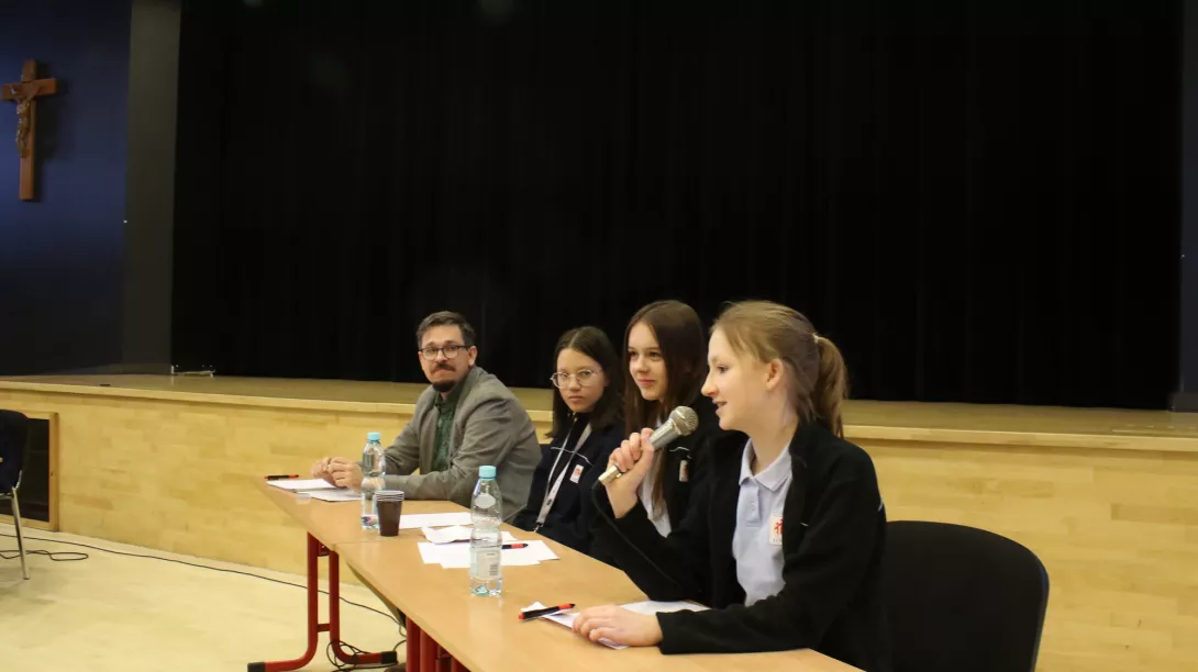 Debata szkolna w ramach konkursu Złote Szkoły NBP, 21.03.2023