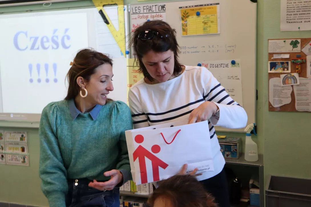 Korespondencja naszych trzecioklasistów z uczniami z Francji
