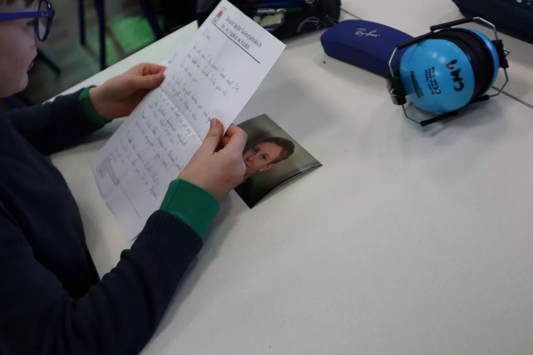 Korespondencja naszych trzecioklasistów z uczniami z Francji