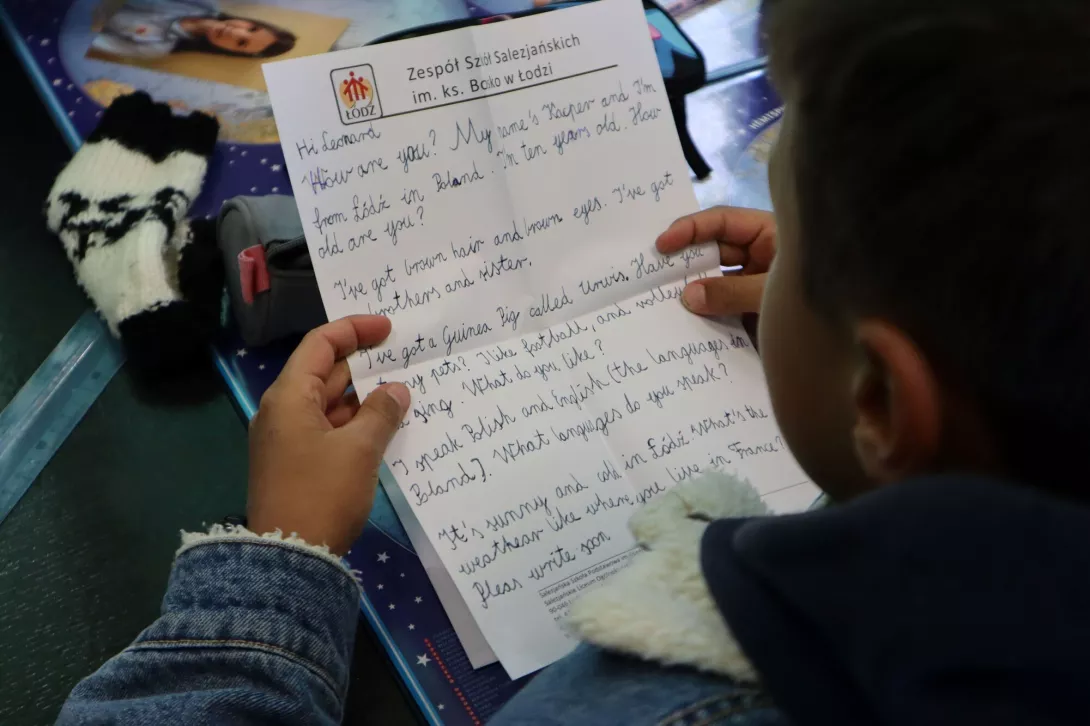 Korespondencja naszych trzecioklasistów z uczniami z Francji