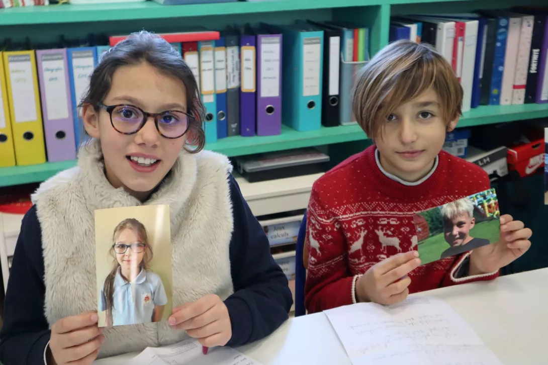 Korespondencja naszych trzecioklasistów z uczniami z Francji