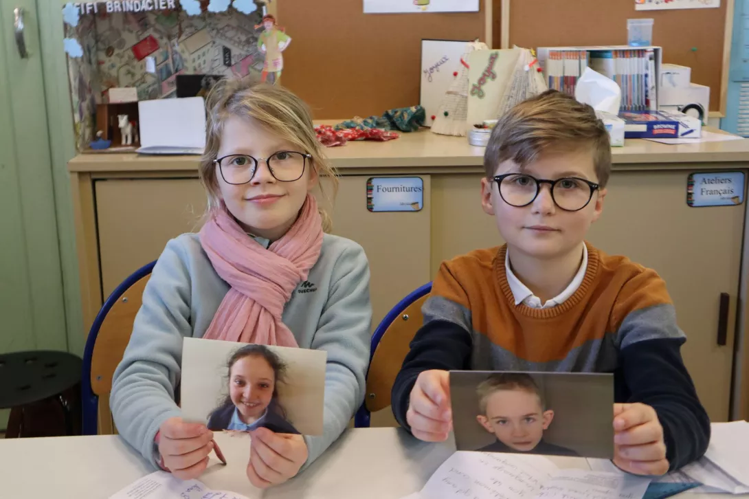 Korespondencja naszych trzecioklasistów z uczniami z Francji