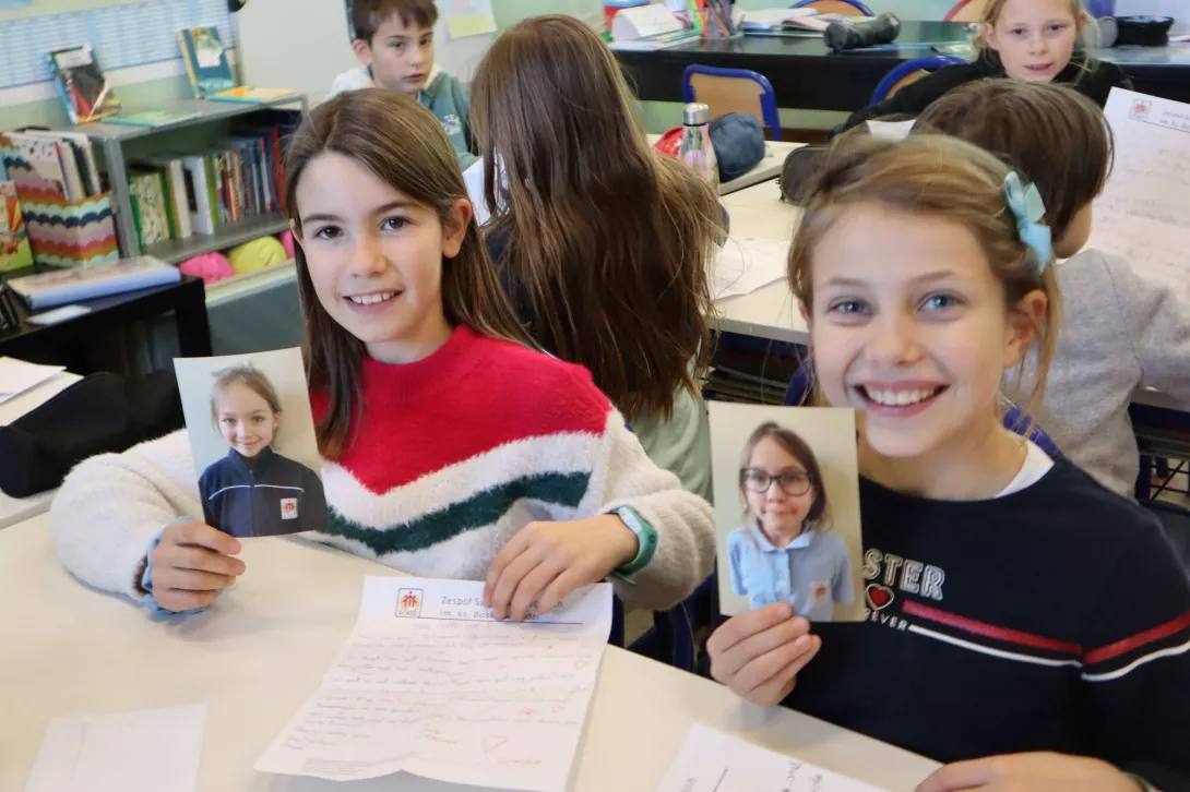 Korespondencja naszych trzecioklasistów z uczniami z Francji