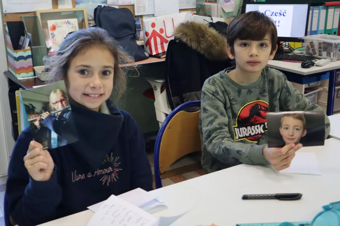 Korespondencja naszych trzecioklasistów z uczniami z Francji