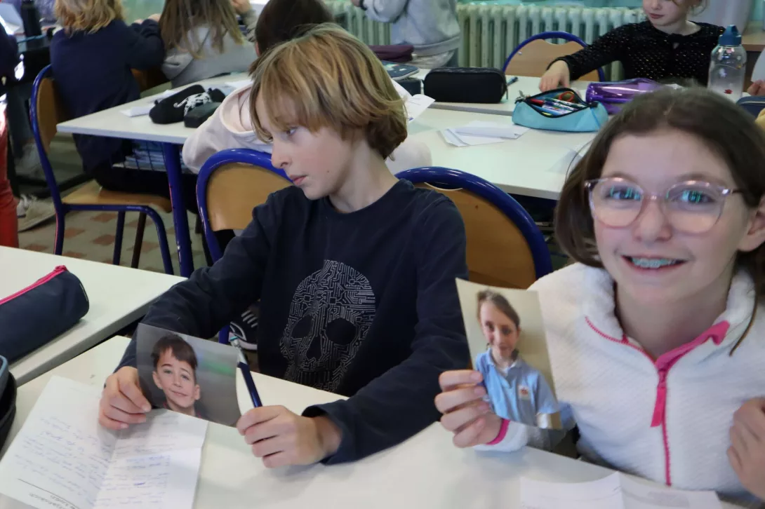 Korespondencja naszych trzecioklasistów z uczniami z Francji