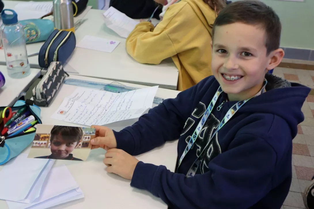 Korespondencja naszych trzecioklasistów z uczniami z Francji