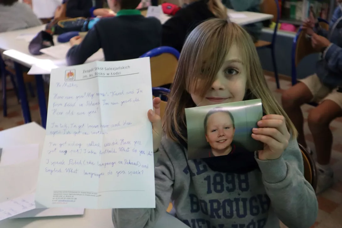 Korespondencja naszych trzecioklasistów z uczniami z Francji