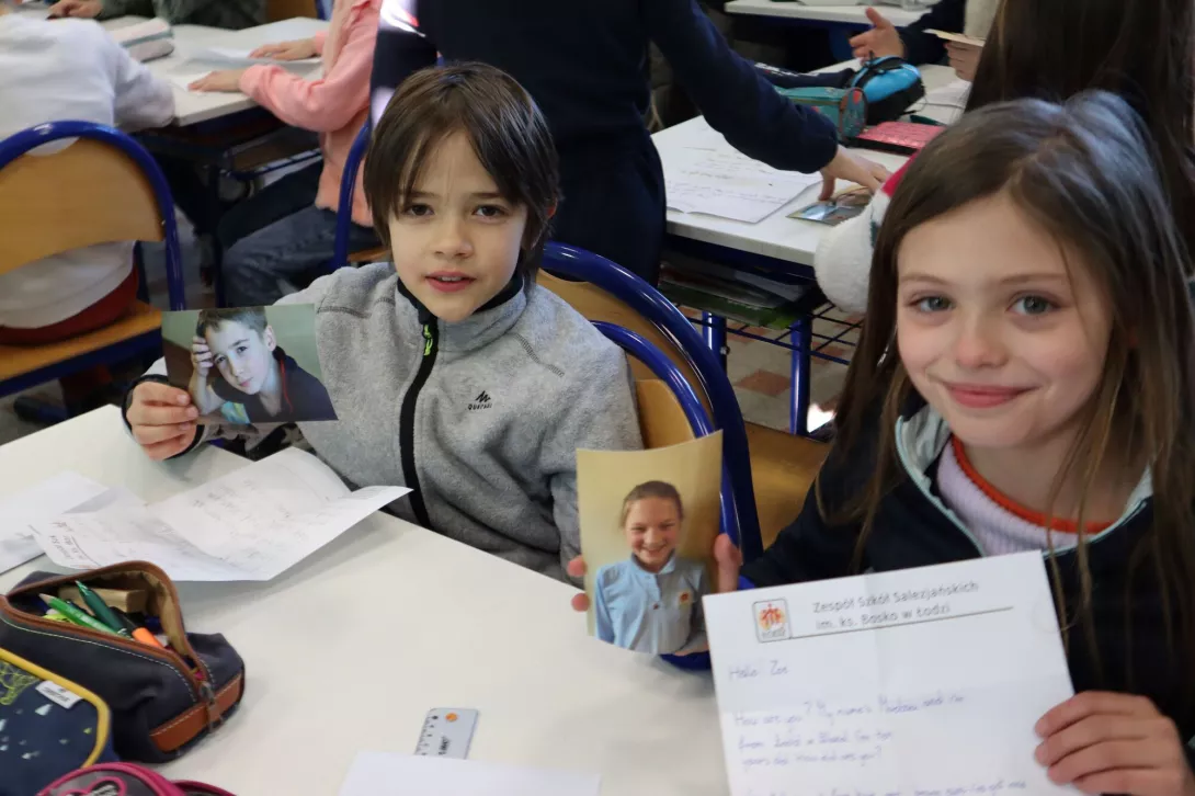 Korespondencja naszych trzecioklasistów z uczniami z Francji