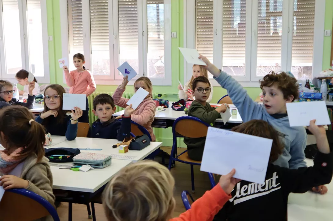 Korespondencja naszych trzecioklasistów z uczniami z Francji