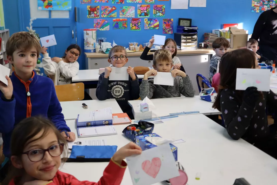 Korespondencja naszych trzecioklasistów z uczniami z Francji