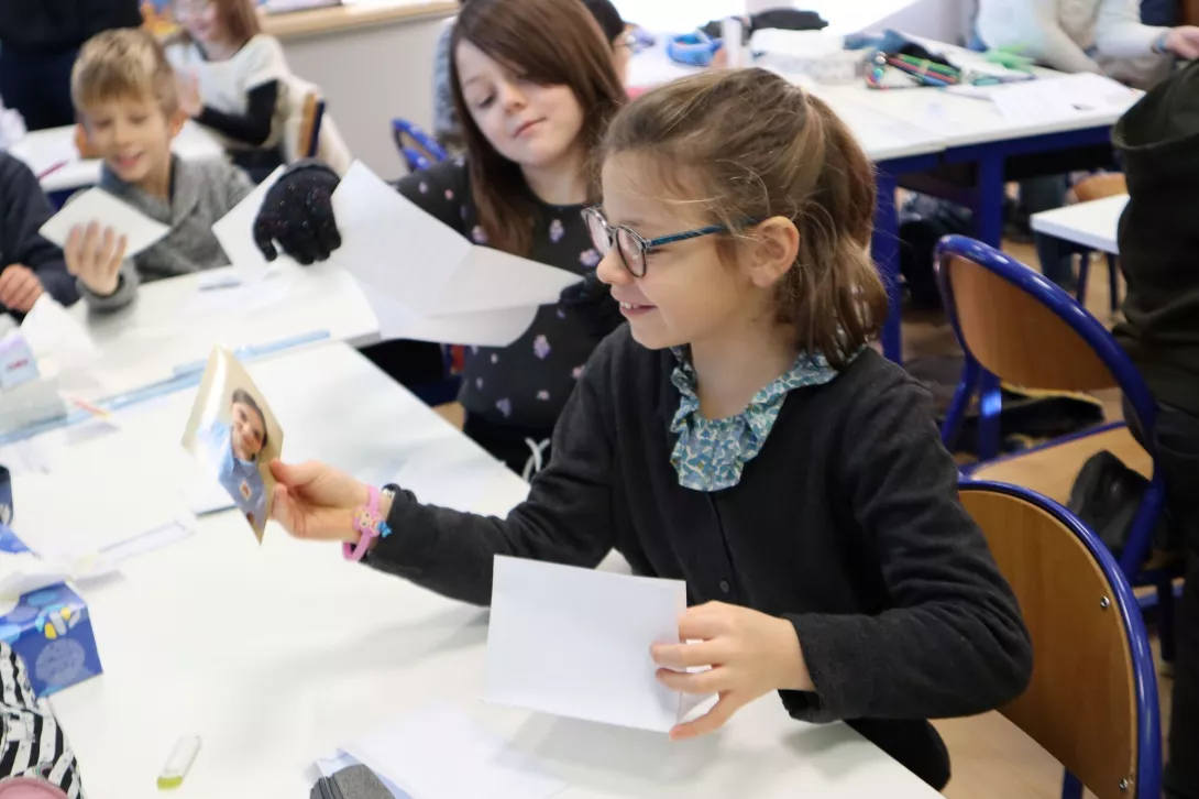 Korespondencja naszych trzecioklasistów z uczniami z Francji