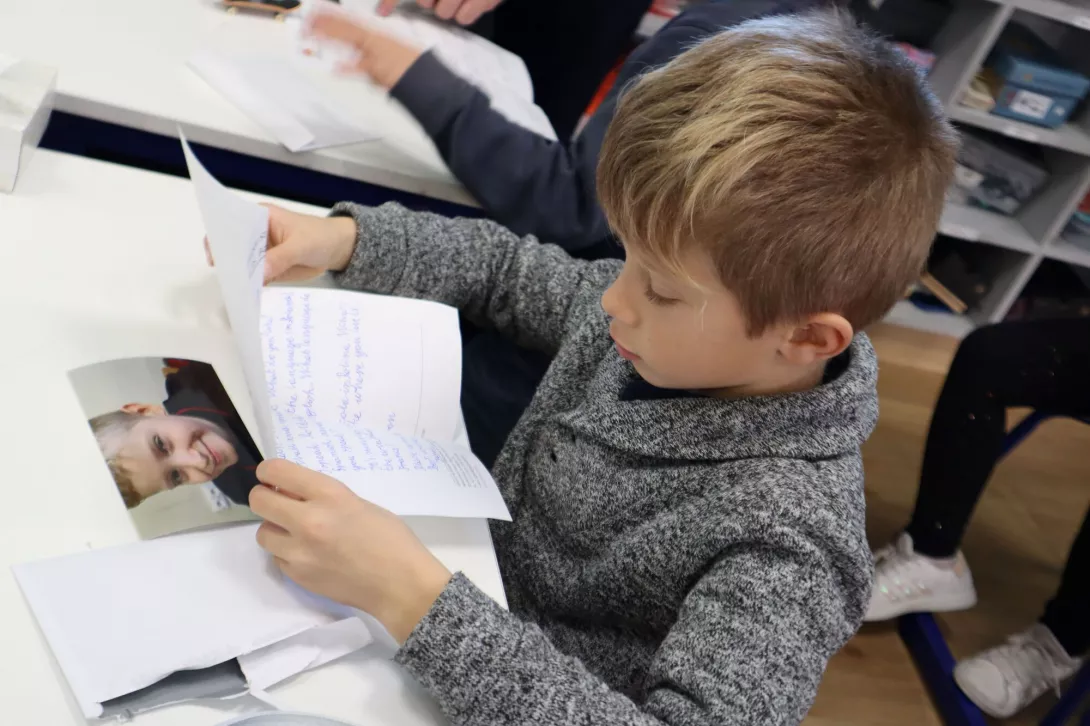 Korespondencja naszych trzecioklasistów z uczniami z Francji