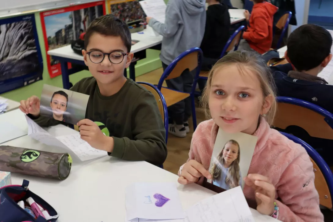 Korespondencja naszych trzecioklasistów z uczniami z Francji