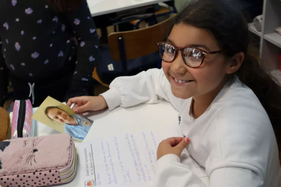 Korespondencja naszych trzecioklasistów z uczniami z Francji