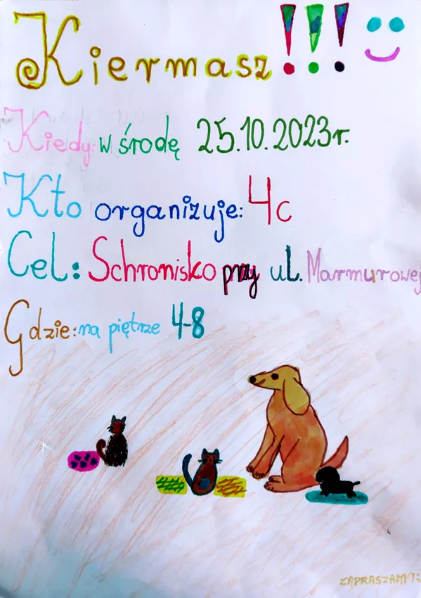 plakat zwierzęta