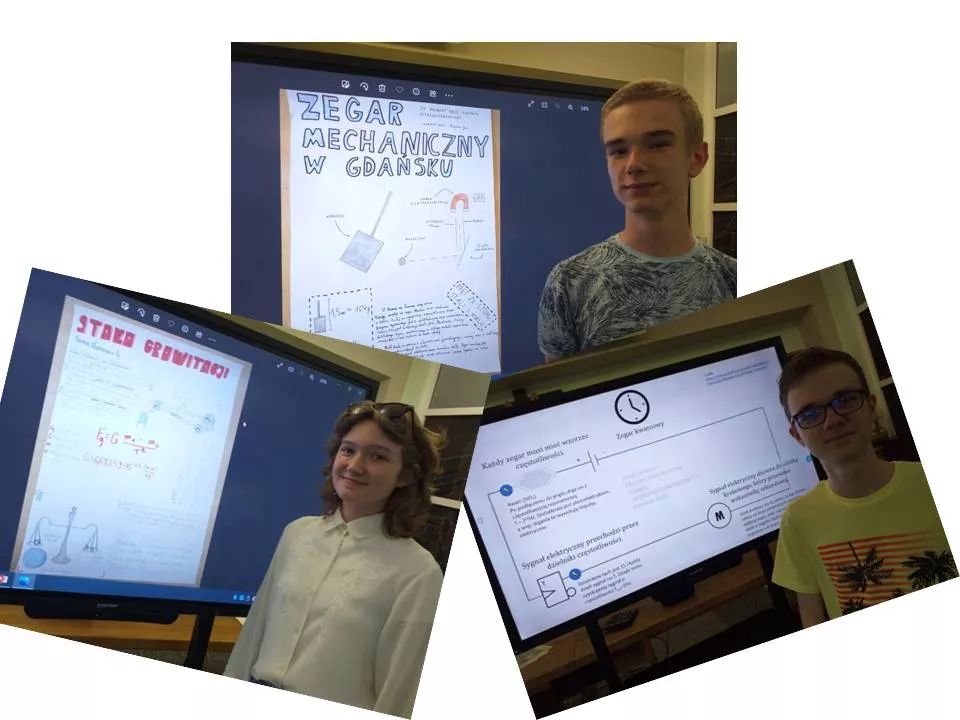 prezentacje Marysia, Kajetan i Karol