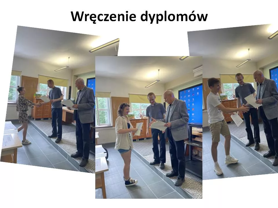 wręczenie dyplomów